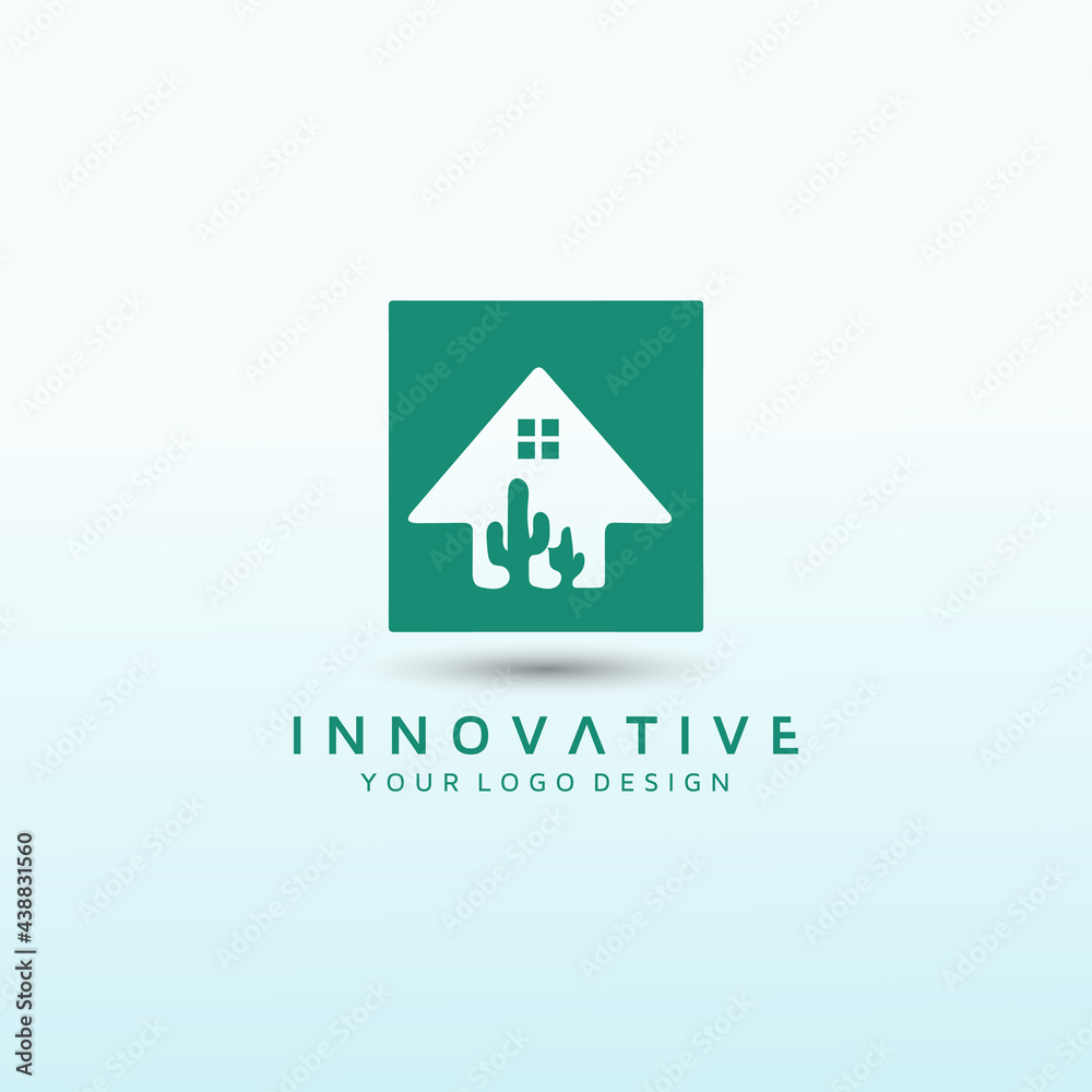 Cactus Real estate investor logo design