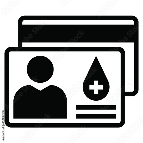 blood donor card