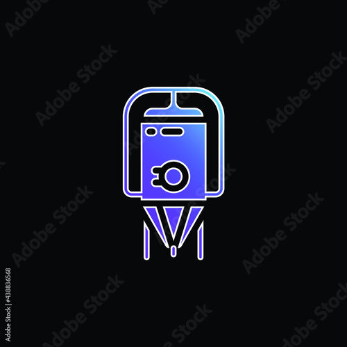 Brewing blue gradient vector icon