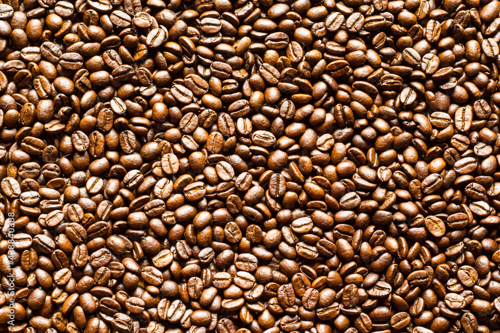Roasted Coffee Beans background texture. Roasted Coffee Beans background texture.