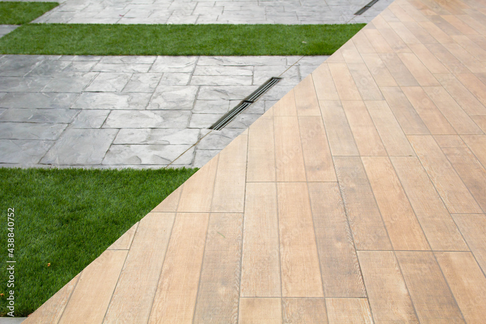 Fototapeta premium walkway in the garden