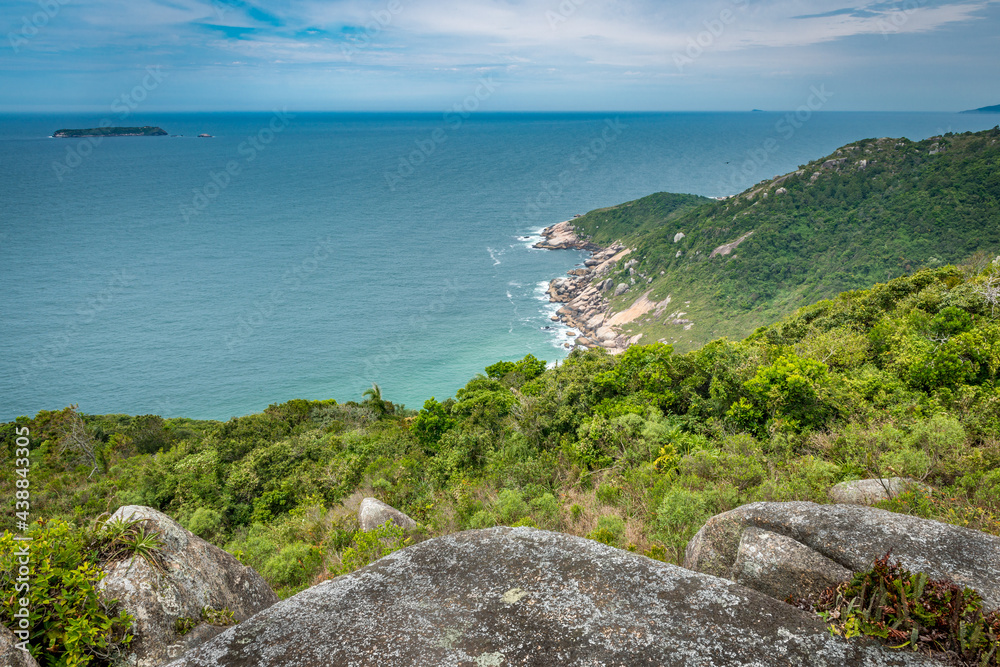 Trilha da Praia Mole para Galheta e Barra da Lagoa, Florianópolis, Santa Catarina.