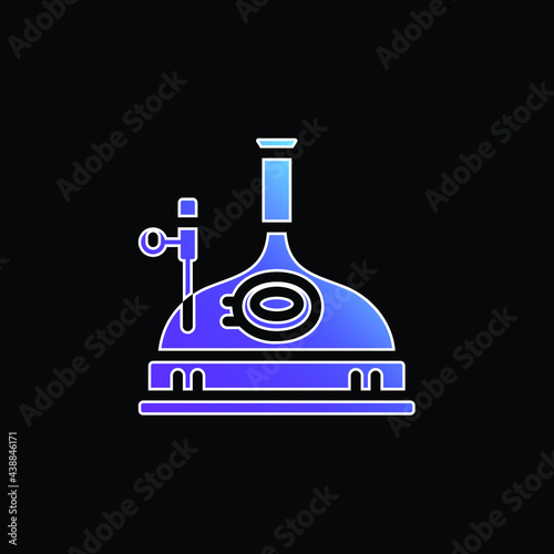 Brewing blue gradient vector icon