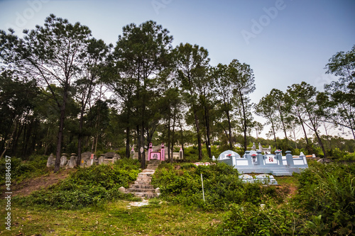 Princess temple graveyard in Hue Vietnam