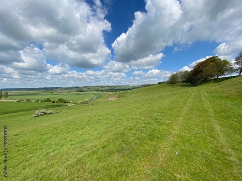 Brede Valley a stretch of Sussex countryside near Rye, and Winchelsea. Where Romney and Walland marshland extends past Winchelsea between two ridges of weald. East Sussex UK