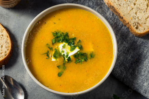 Homemade Healthy Carrot Lentil Soup