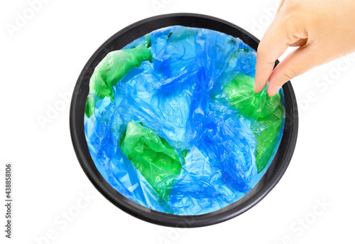 Earth pollution and plastic waste management