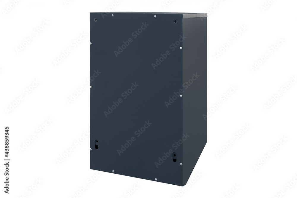 Mailboxes in the condo. metal mailbox with lockable center in condo. Mailbox on the white background isolated Mailboxes in the condo. metal mailbox with lockable center in condo. Mailbox on the white background isolated