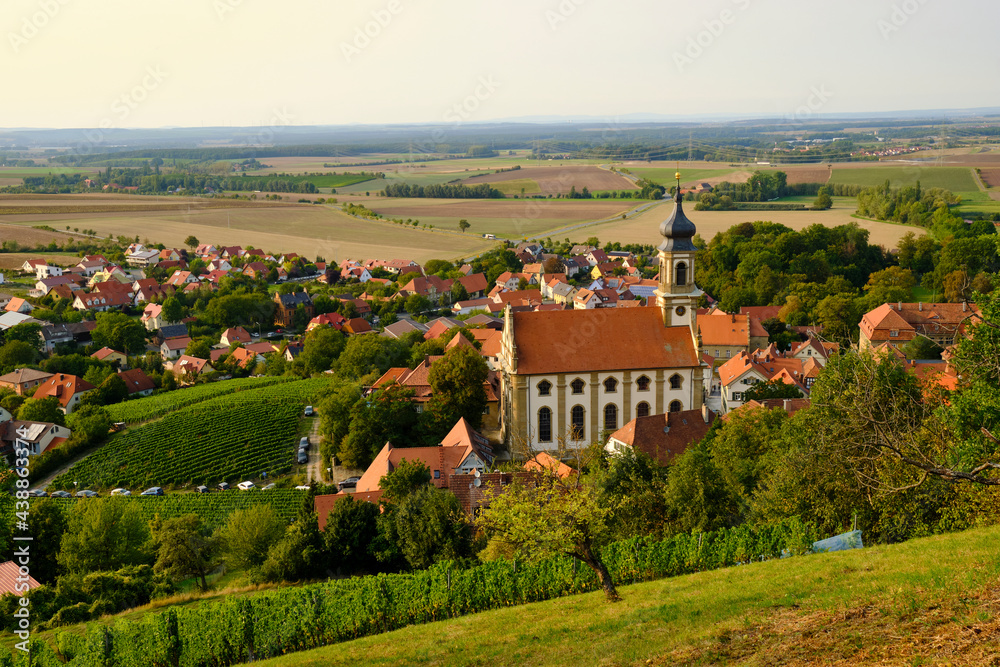 St.- Johannes-Kirche in Castell, Landkreis Kitzingen, Unterfranken, Bayern, Deutschland