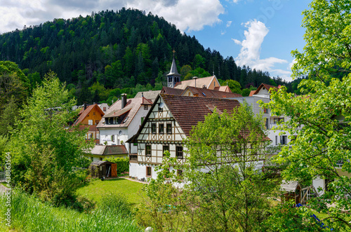 Bad Teinach im Schwarzwald, Kurbezirk und Altstadt
