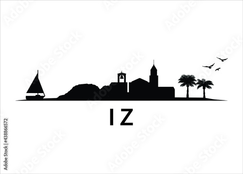 Iz , Croatian Island Skyline Landscape