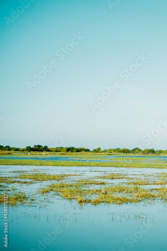 landscape with lake and sky