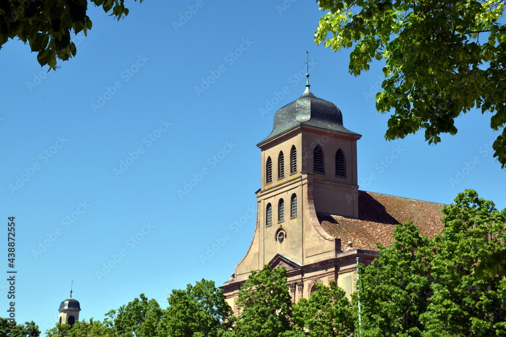 Kirche in Neuf-Brisach im Elsass