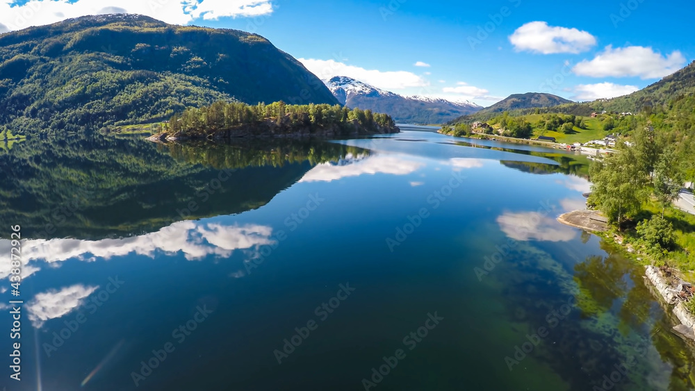 Canada Beautiful Landscape Lake Waterfall Mountains Rocks Rivers