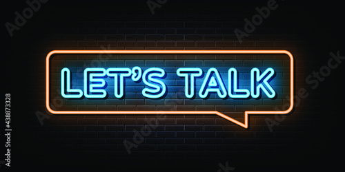 Lets talk neon sign vector.  neon sign