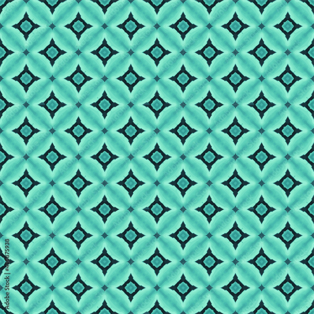 Fototapeta premium Color pattern texture. Colorful ornamental graphic design. Mosaic ornaments. Pattern template. Vector illustration.