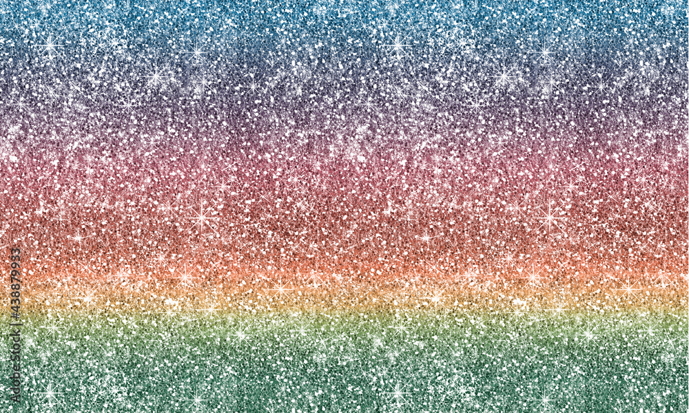 Abstract glitter background. Bright  wallpaper. Digital banner. Rainbow colors background.