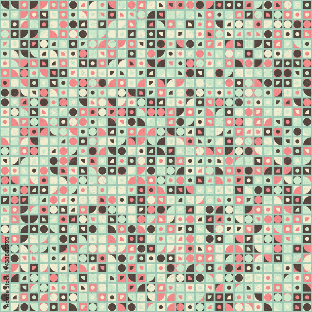 Abstract Geometric Pattern generative computational art illustration