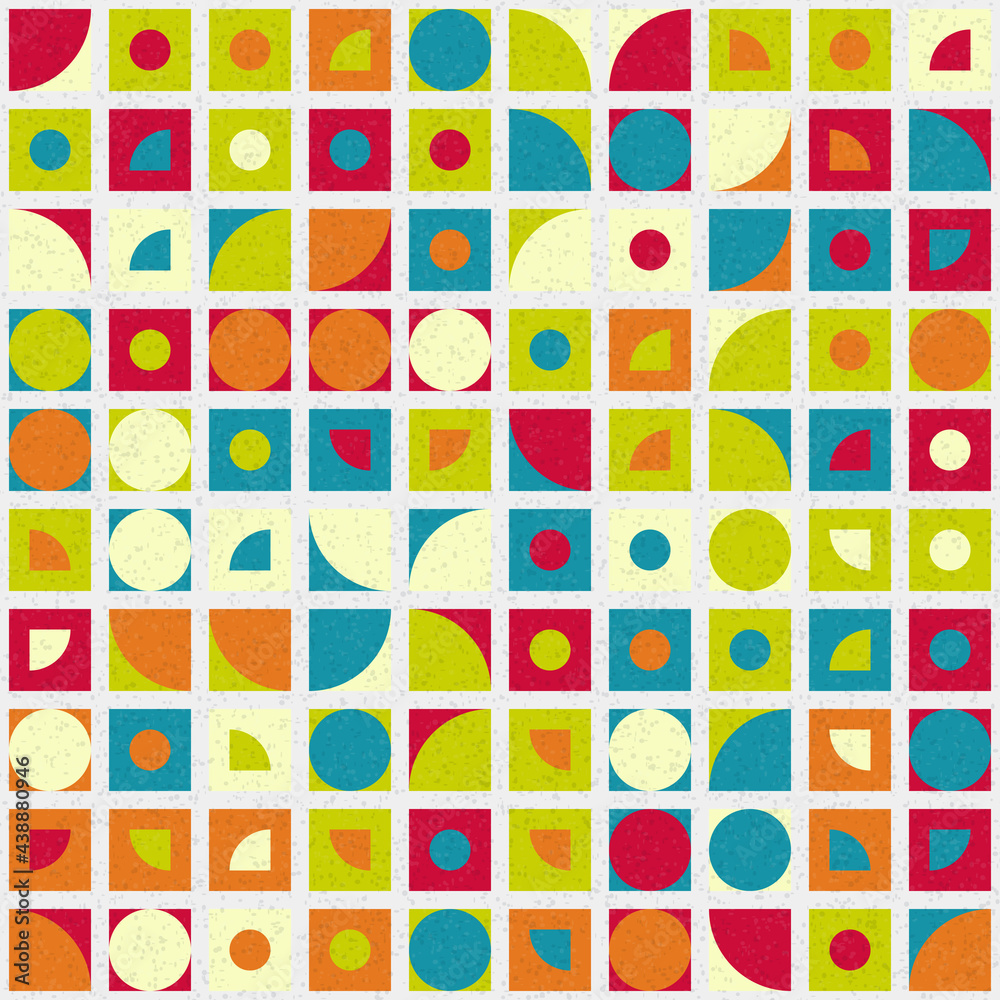 Abstract Geometric Pattern generative computational art illustration