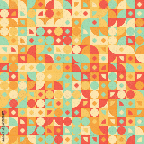 Abstract Geometric Pattern generative computational art illustration