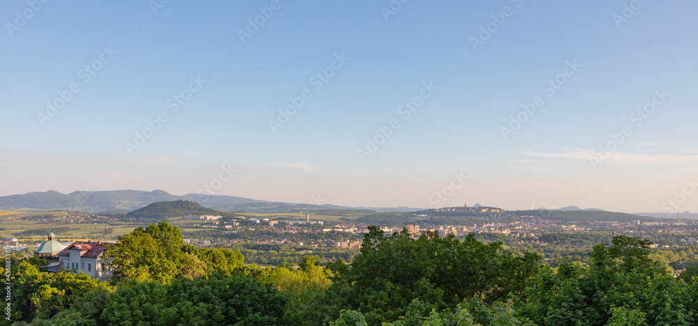 Panorama of Teplice, Czech Republic
