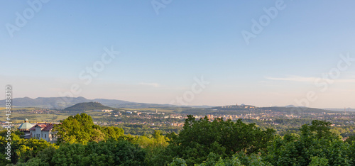 Panorama of Teplice, Czech Republic