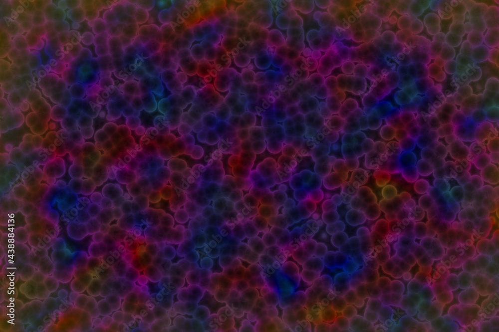 beautiful creative big amount of organic virus digitally drawn background texture illustration