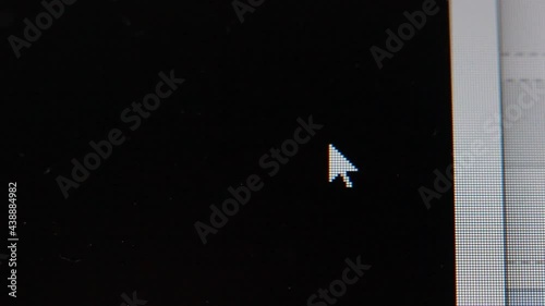 skip ad button in a box , skip ad button sign. isolated on black background and computer cursor clicking on it in order to skip an advertisement or ad on internet or social media