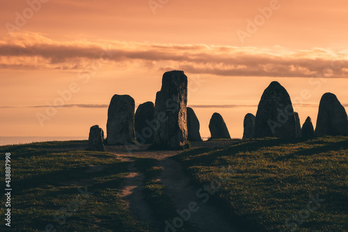Stonehenge at sunset
