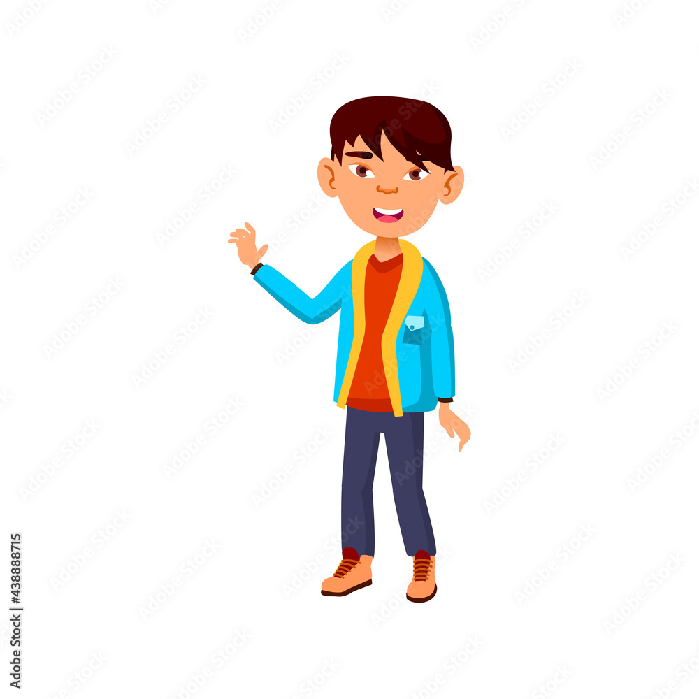 funny korean boy kid glad to see grandparents at home cartoon vector. funny korean boy kid glad to see grandparents at home character. isolated flat cartoon illustration funny korean boy kid glad to see grandparents at home cartoon vector. funny korean boy kid glad to see grandparents at home character. isolated flat cartoon illustration