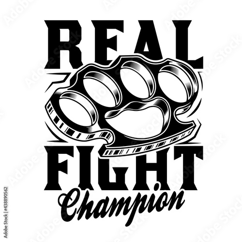 brass knuckles real fight artwork