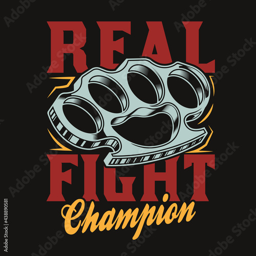 brass knuckles real fight artwork