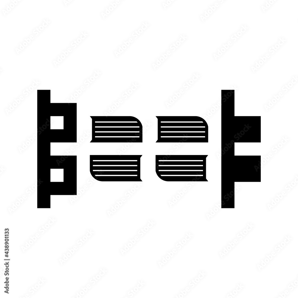 book logo. letter concept logo. for icon and symbol book logo. letter concept logo. for icon and symbol