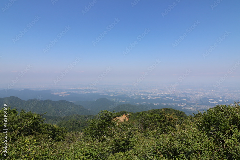 Obraz premium 神奈川県の丹沢の大山の登山