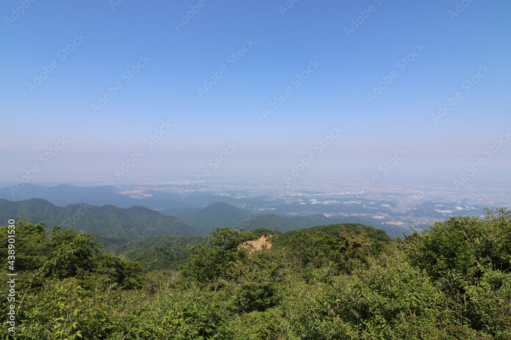 Fototapeta premium 神奈川県の丹沢の大山の登山