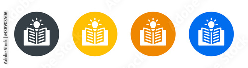 Knowledge concept symbol design. Idea icon