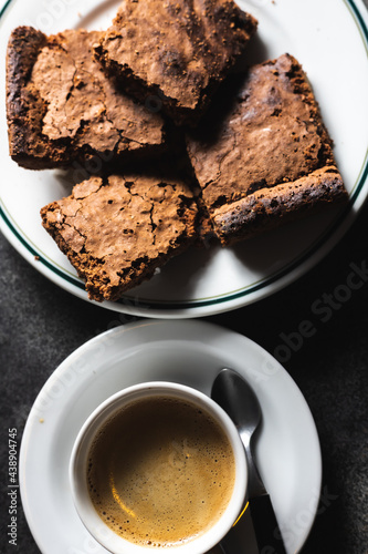 brownies postre de chocolate y dulce de leche   