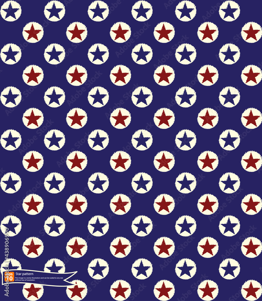 american stars flag pattern, abstract seamless texture; vector art illustration american stars flag pattern, abstract seamless texture; vector art illustration