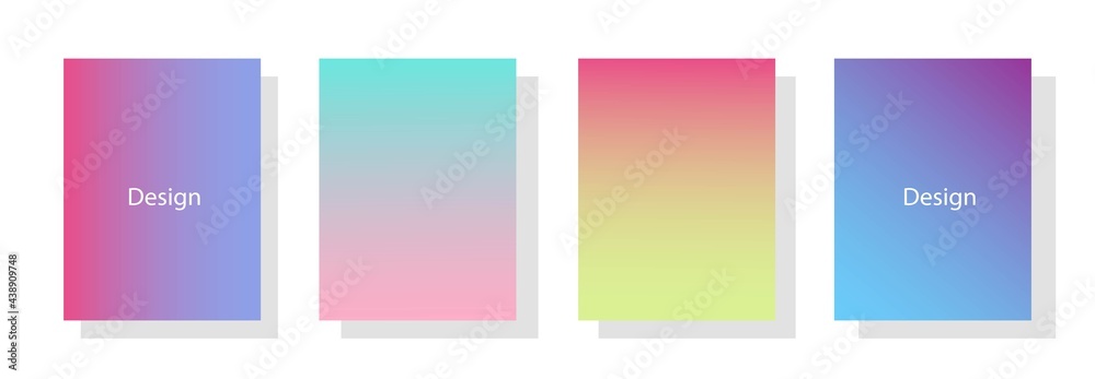 collection of colorful gradient background cover flyers are used for backgrounds, posters, banners, etc. collection of colorful gradient background cover flyers are used for backgrounds, posters, banners, etc.