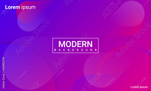 Memphis style abstract gradient background