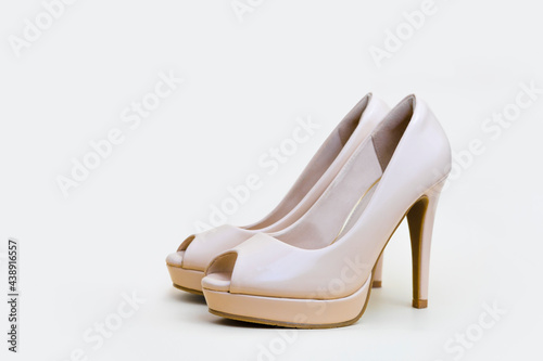 stiletto heels shoes for catalogue. elegant high heels on a white background. attractive heels images for boutique catalogues.