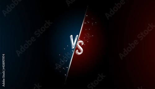 comparison versus vs screen background