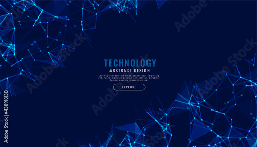 technology network mesh connection lines background