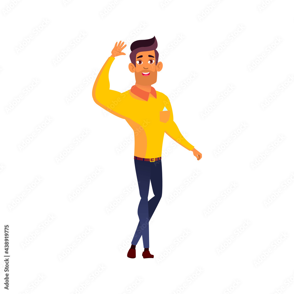 happy man glad to see cousin on terrace cartoon vector. happy man glad to see cousin on terrace character. isolated flat cartoon illustration happy man glad to see cousin on terrace cartoon vector. happy man glad to see cousin on terrace character. isolated flat cartoon illustration
