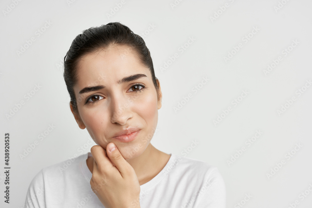 woman toothache health problems discomfort treatment woman toothache health problems discomfort treatment