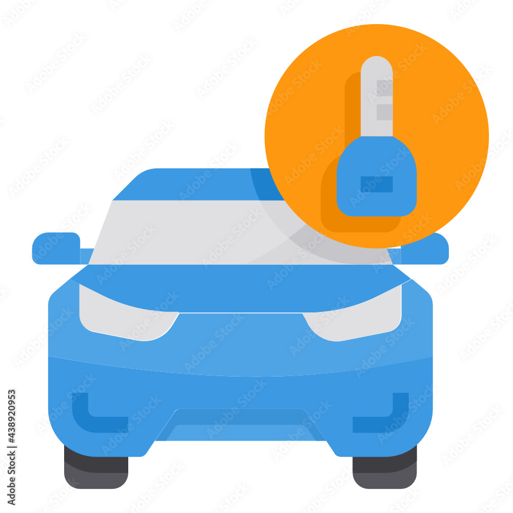 Key flat icon Key flat icon