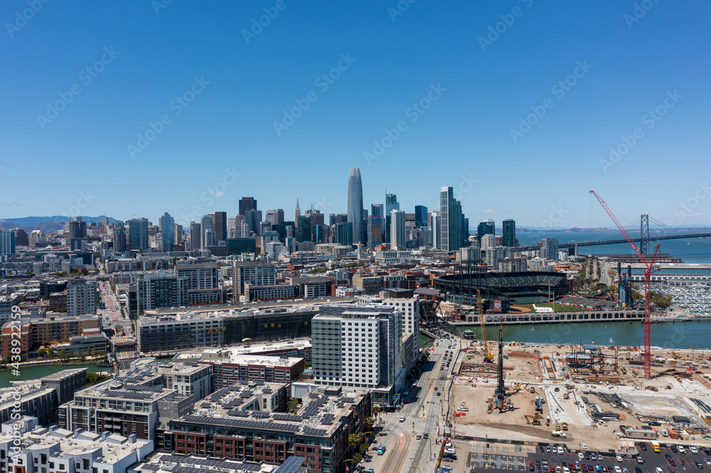 Amazing Aerial Photo of the San Francisco skyline