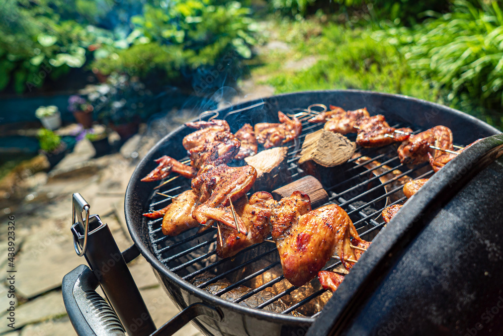 homemade wings chicken Legs on the grill homemade wings chicken Legs on the grill