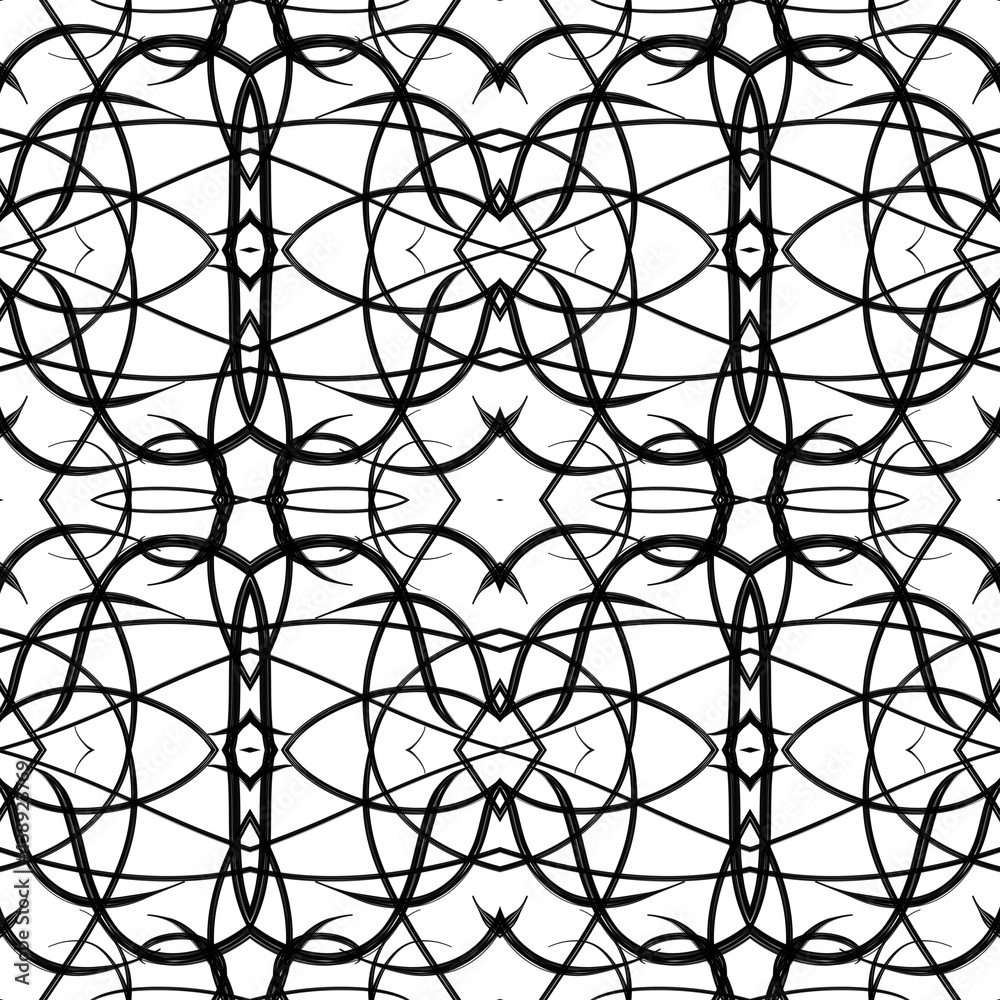 seamless black and white wavy line pattern seamless black and white wavy line pattern