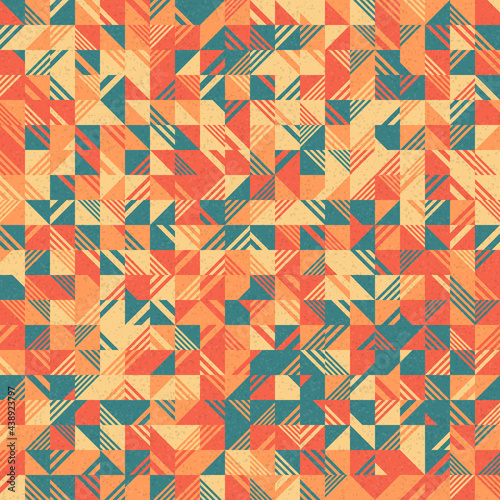 Abstract Geometric Pattern generative computational art illustration